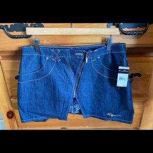FUBU Denim Mini Skirt